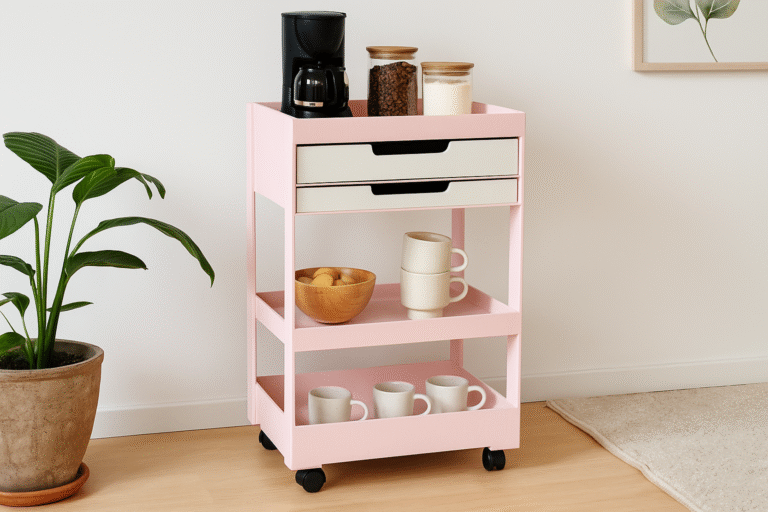 O Segredo para Organizar Tudo em um Só Lugar: Carrinho Auxiliar